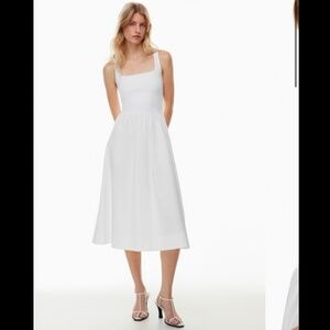 NEW ARITZIA REVIVE DRESS BABATON IN WHITE XXS NWT SOLD OUT ONLINE